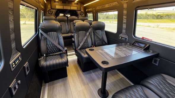 st louis 12 passenger sprinter van interior